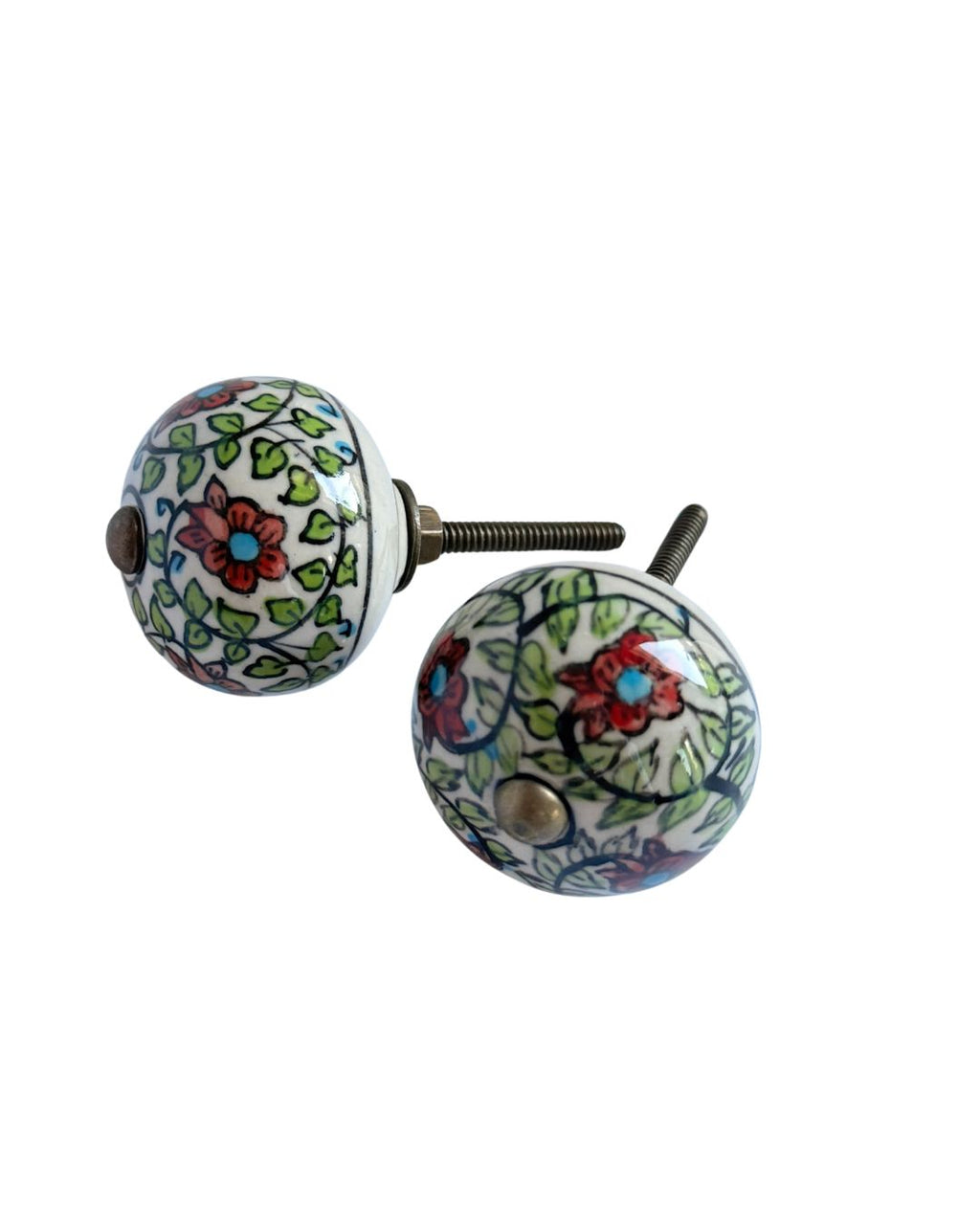 Garden Vine Door Knob - Set of 4