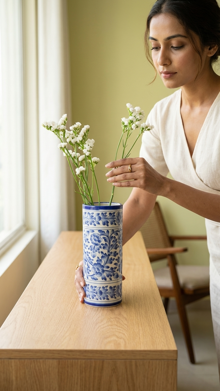 Neel Bagh Tall Heritage Vase