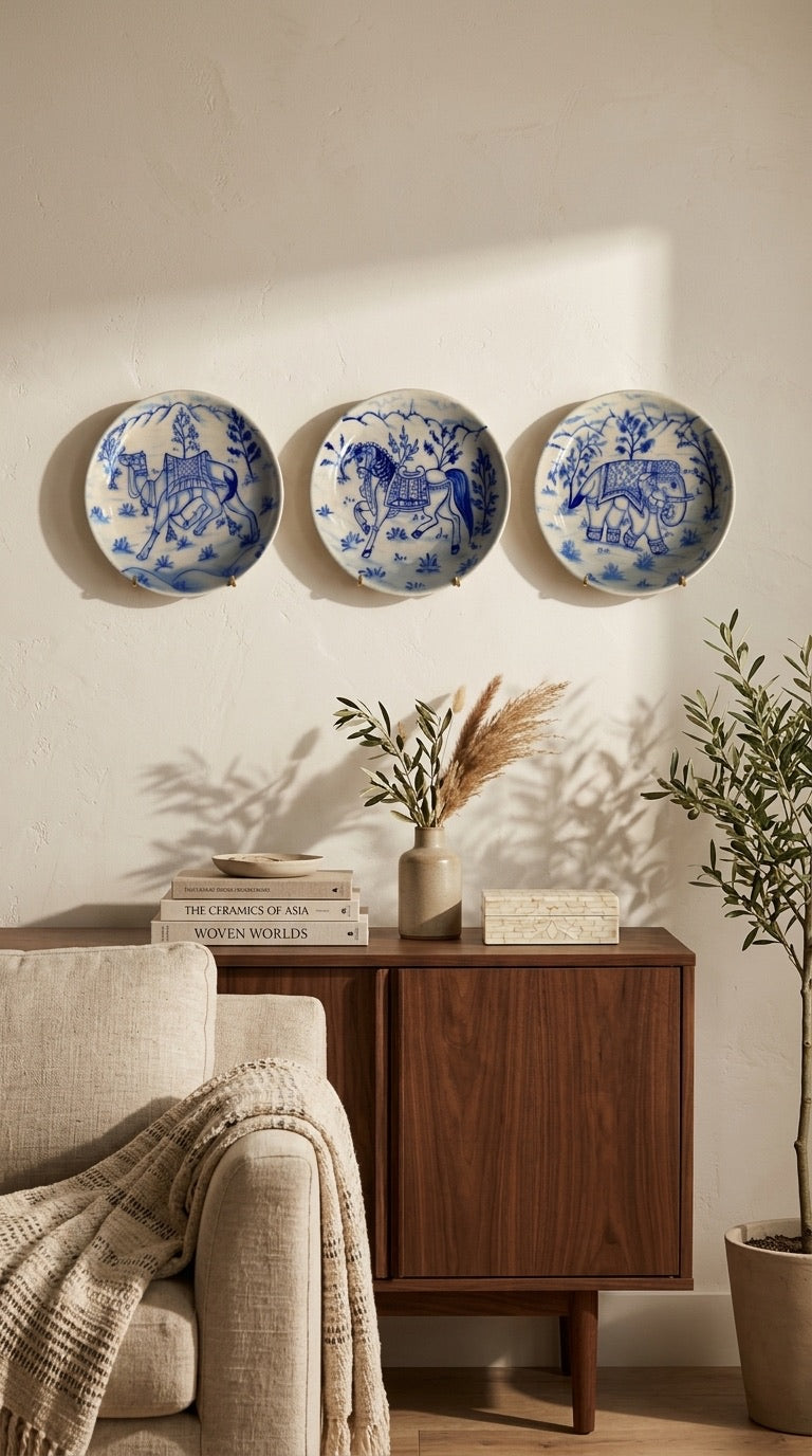 Raj Darbar Heritage - Wall Plates Set of 3