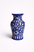Blue Bloom Ceramic Vase