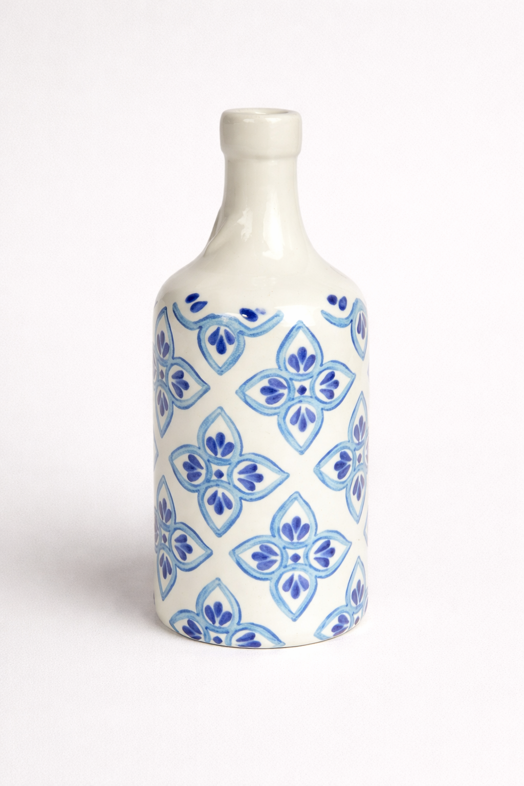 Avesia Blue Pottery Oil Decanter