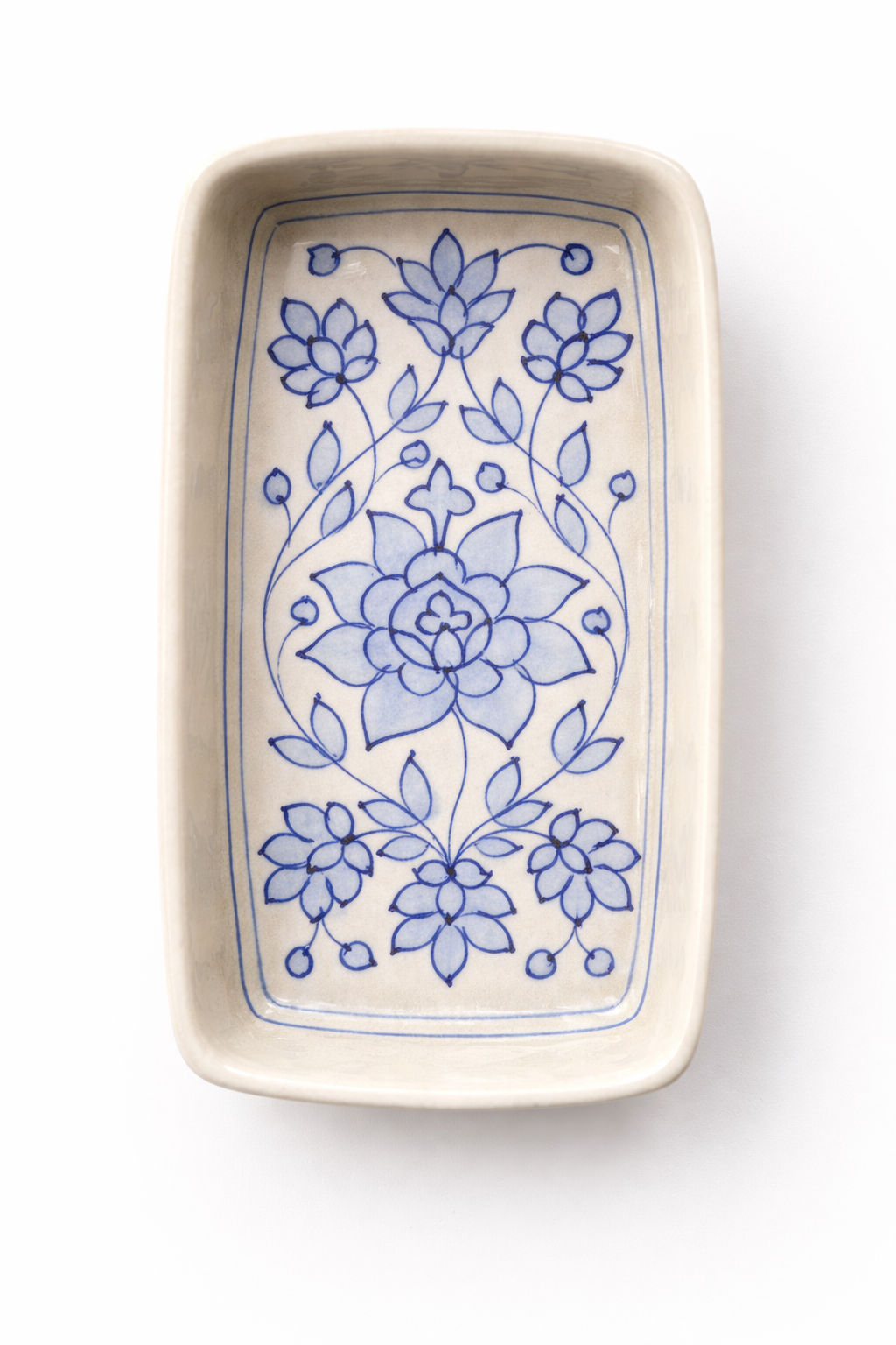 Lotus Line Butter Dish
