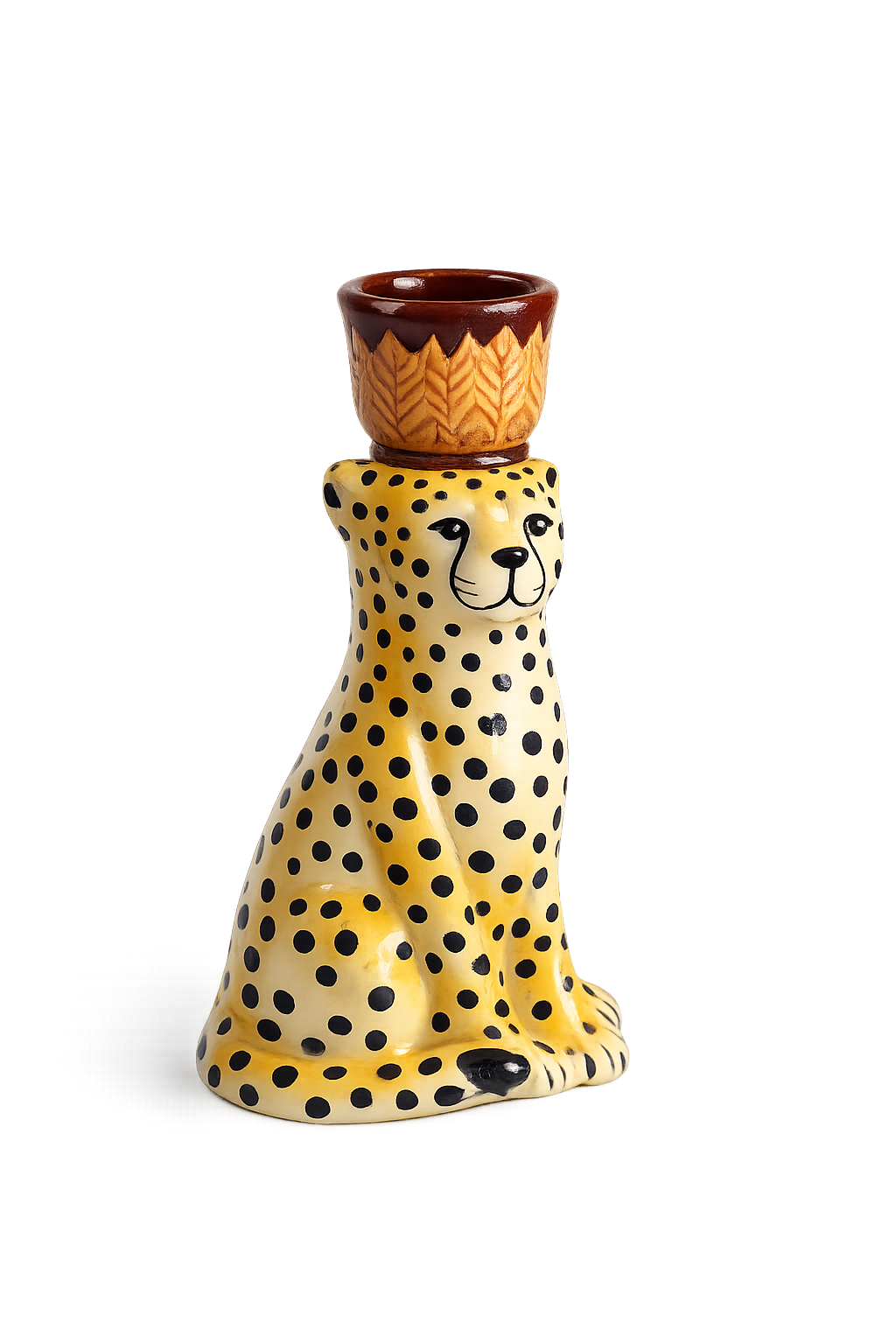 Safari Leopord Candle Holder