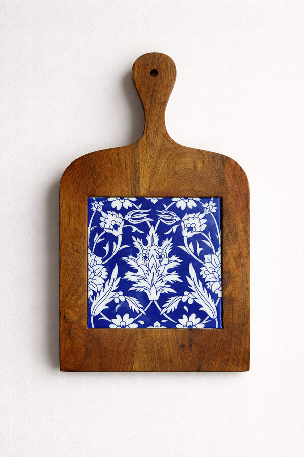 Moroccan Bloom Tilewood Cheese Platter