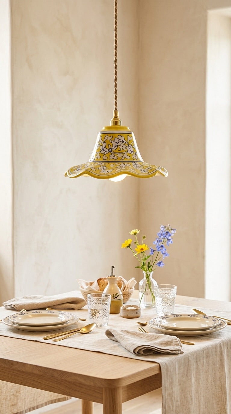 Saanjh Floral Pendant Light