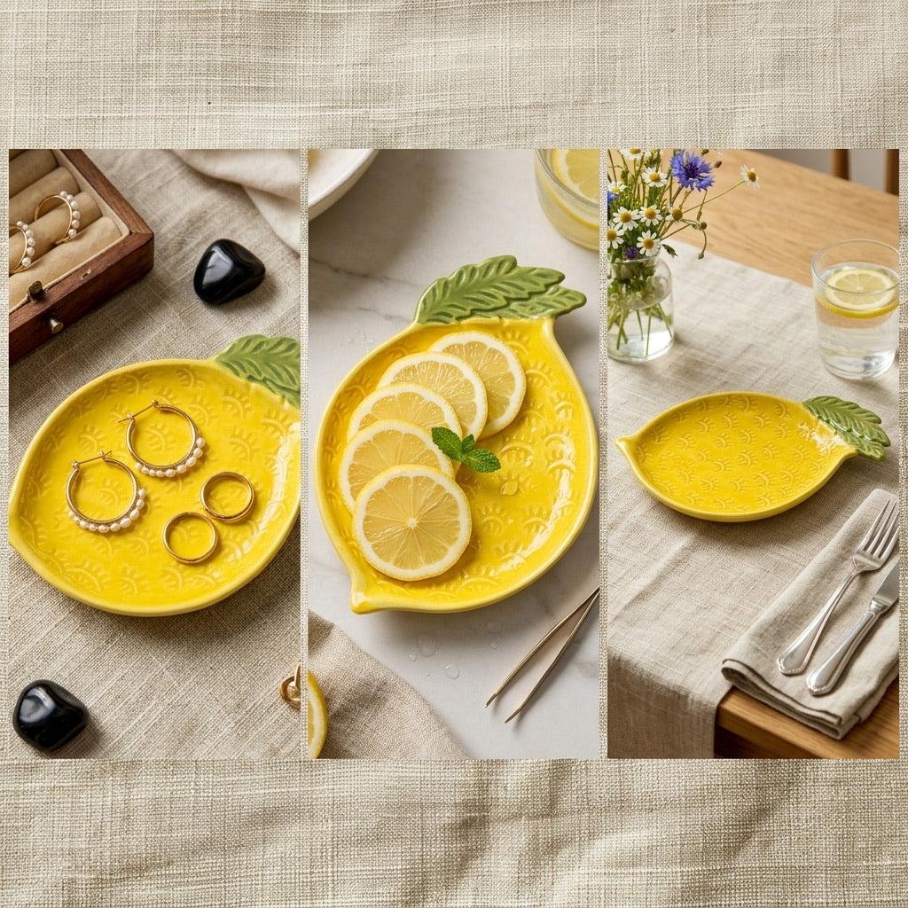 Soleil Lemon Trinket Dish