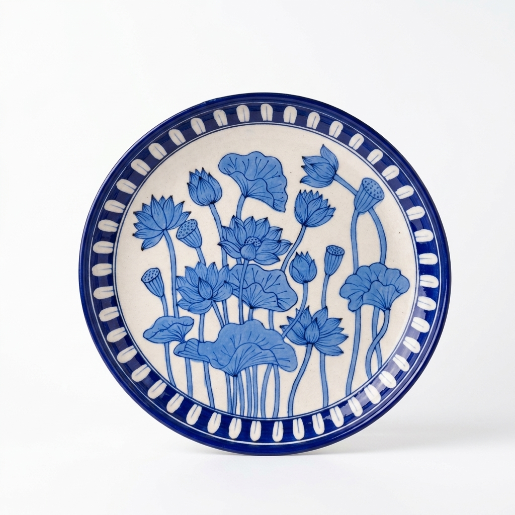 Lotus Bloom Plate