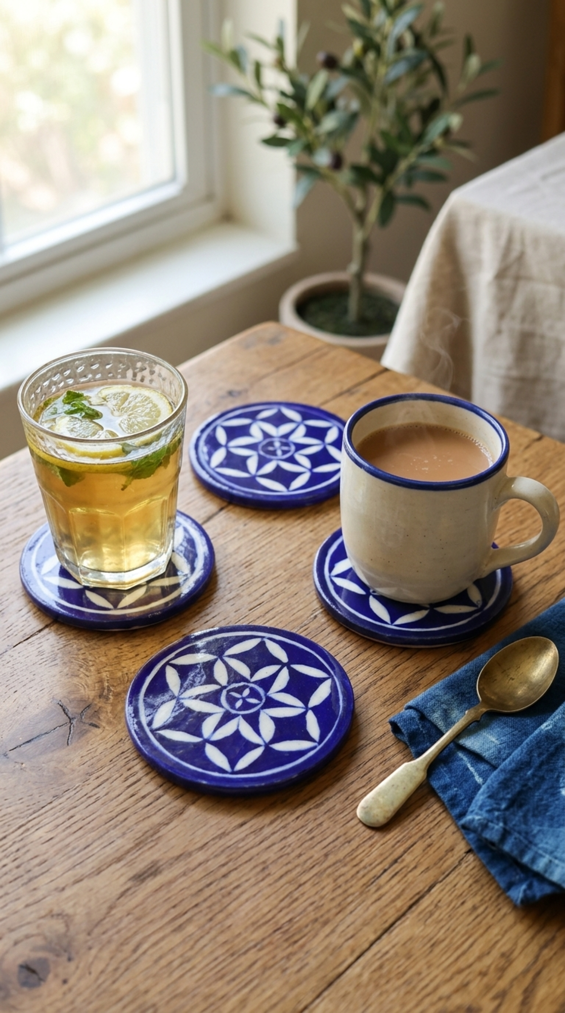 Neel Tara Coaster Set of 4