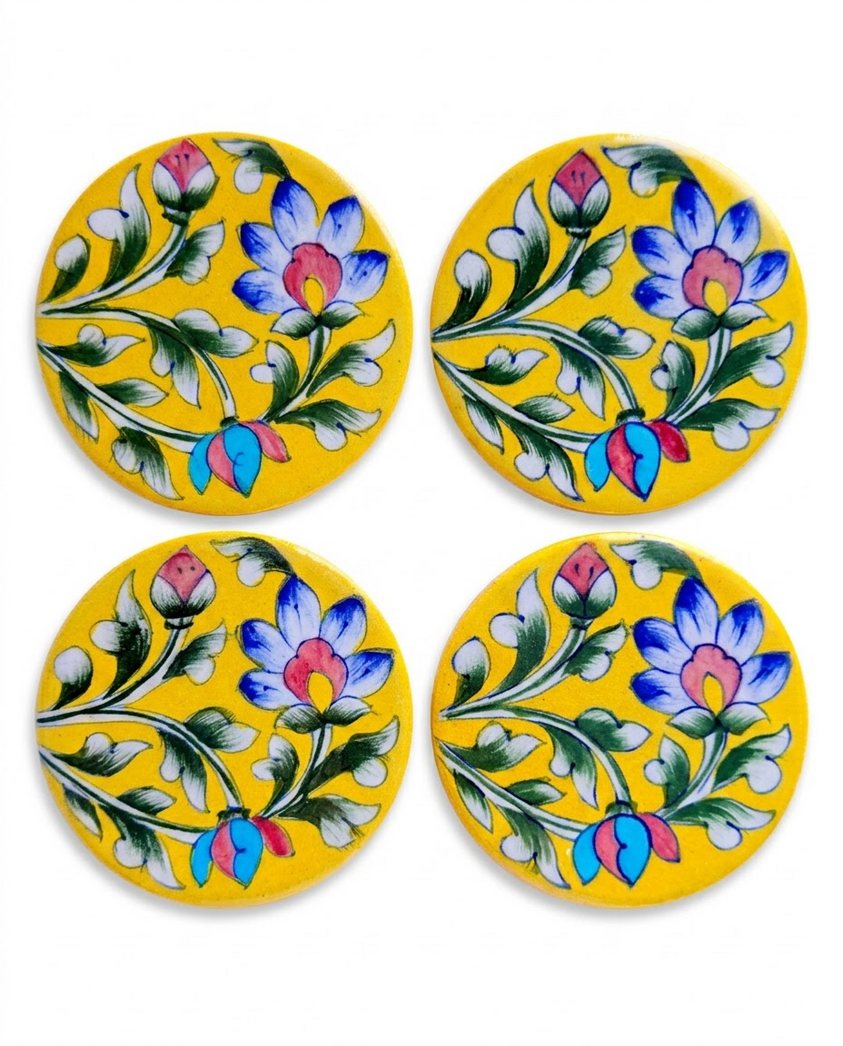 Sunehri Vatika Coaster - Set of 4