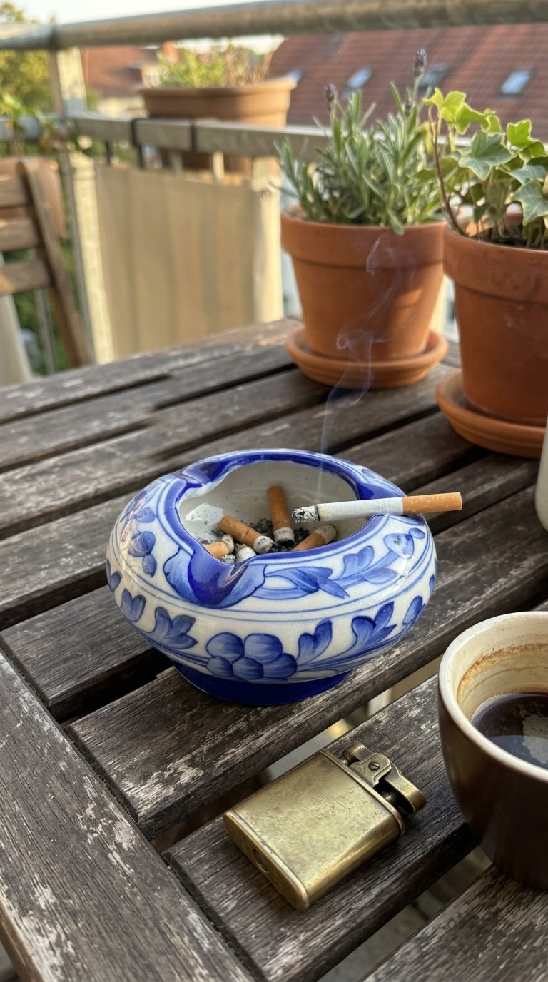 Indigo Ash Bowl