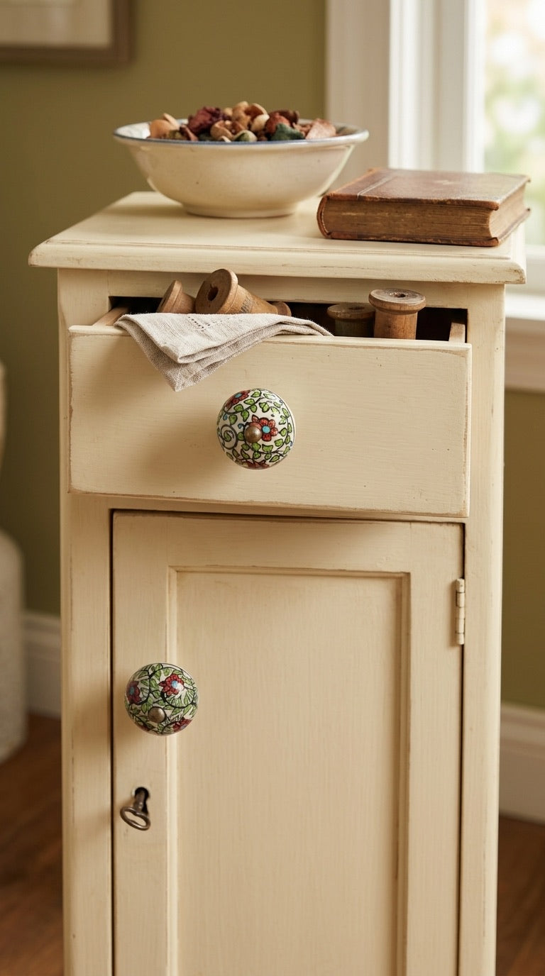 Garden Vine Door Knob - Set of 4