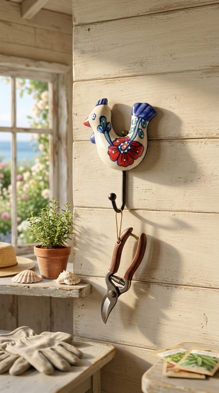 Morning Rooster Hook - Set of 2