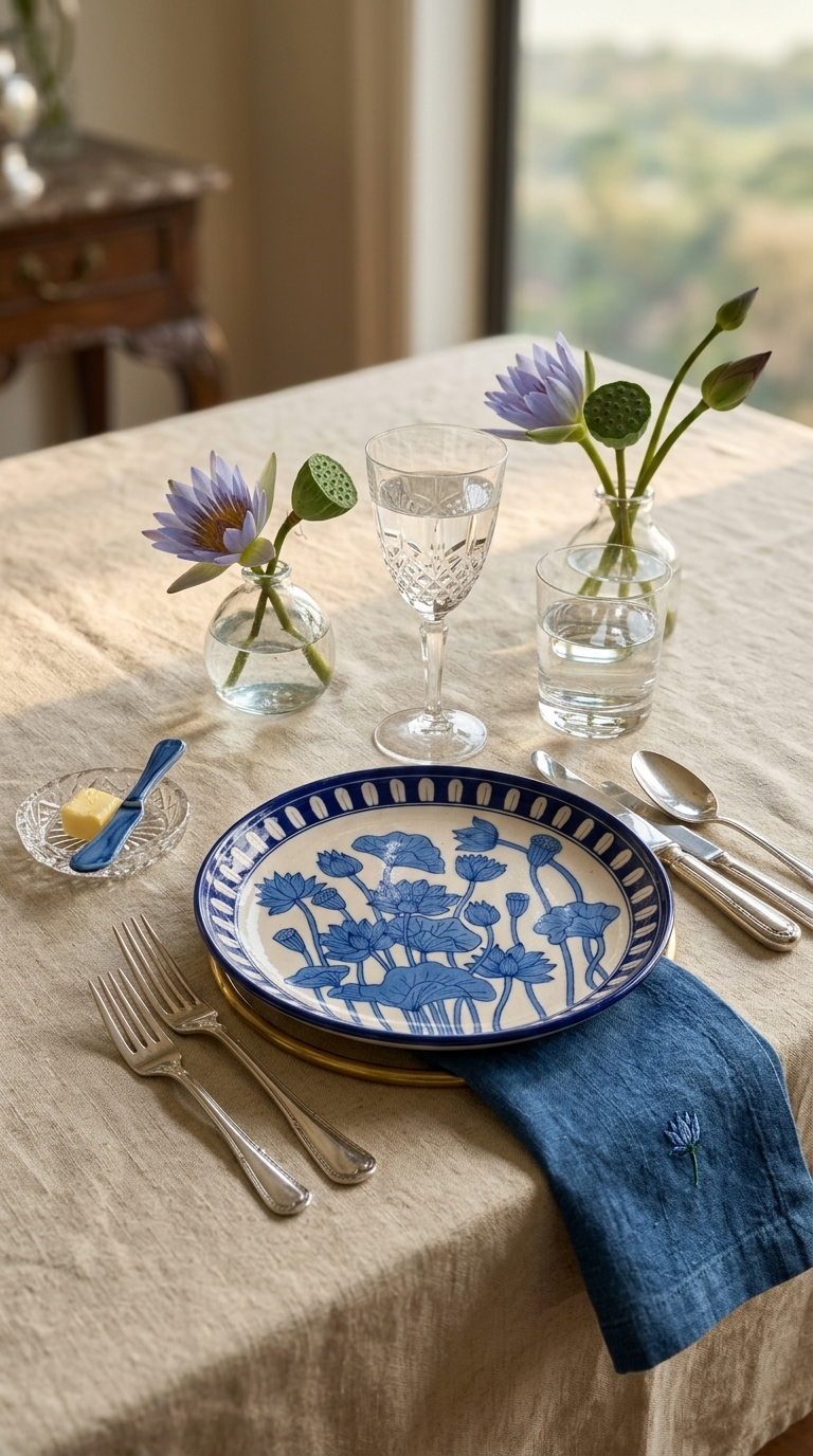 Lotus Bloom Plate